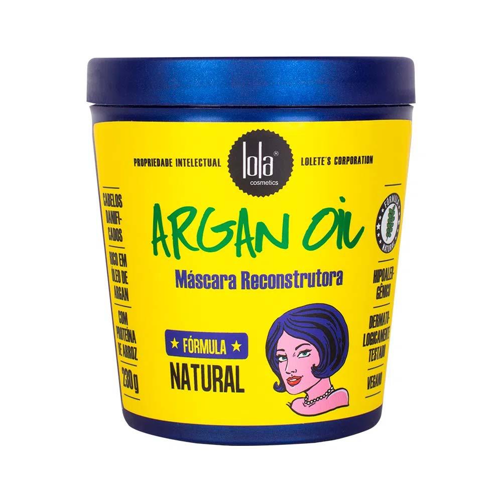 Lola Cosmetics Kit Com 3 Máscara – Liso Leve e Solto + Argan Oil + Eu Sei o Que Você Fez na Química Passada - 3