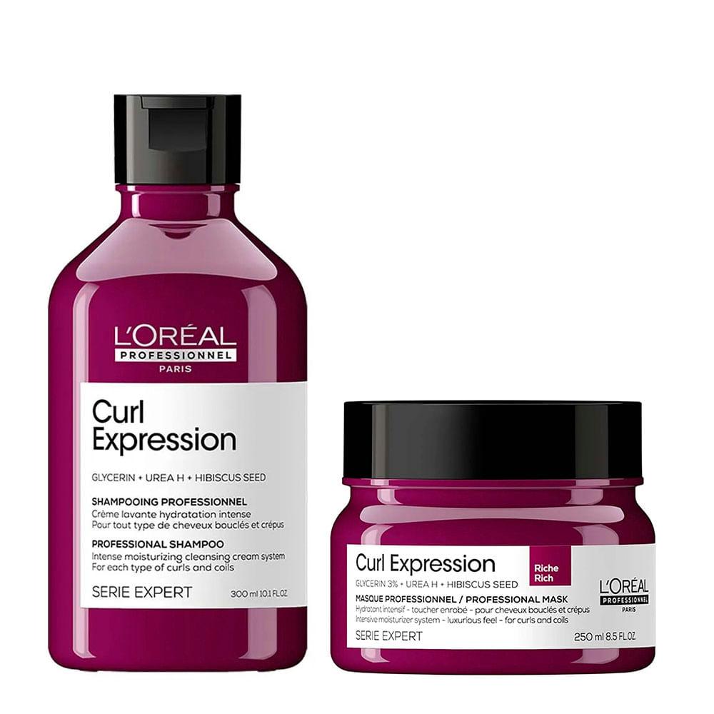 L’Oréal Professionnel Curl Expression Kit – Shampoo + Máscara Rich - 1