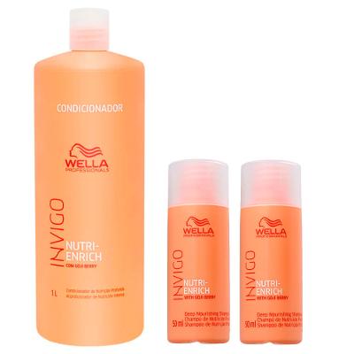 Wella Professionals Invigo Kit – Dois Shampoos + Máscara