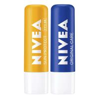 NIVEA Kit – Protetor Solar Labial Hidratante Sun Protect FPS30 + Protetor Labial Original Care - 1