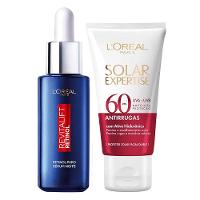 L’Oréal Paris Kit – Sérum Facial Antirrugas Noturno Revitalift Retinol 30ml + Protetor Solar Facial Antirrugas Solar Expertise FPS60 40g - 1