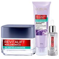 L’Oréal Paris Revitalift Hialurônico Kit - Gel Oil Control 80g + Gel Creme Hidratante Oil Control 50ml + Sérum Preenchedor Anti Idade 15ml - 1
