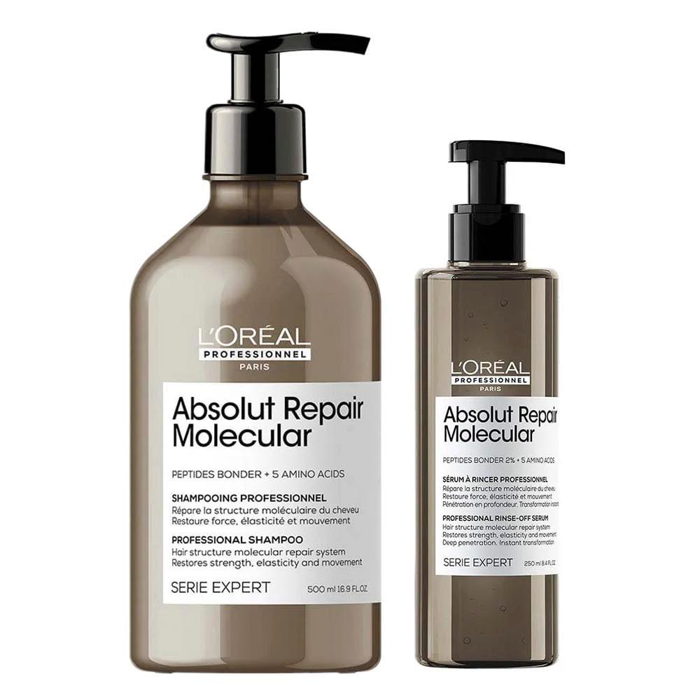 L'Oreal Professionnel Absolut Repair Molecular Kit – Sérum + Shampoo - 1