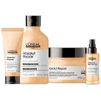 L'Oréal Professionnel Absolut Repair Kit Shampoo + Condicionador + Máscara + Óleo - 1