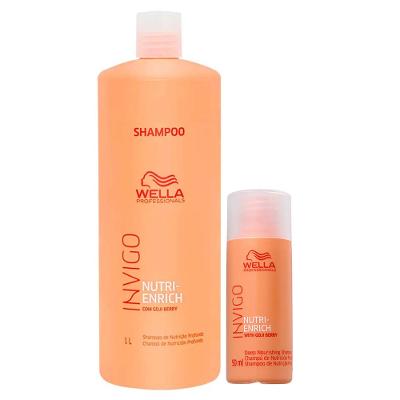 Wella Professionals Invigo Nutri-Enrich Kit Shampoo 50ml + Shampoo 1L