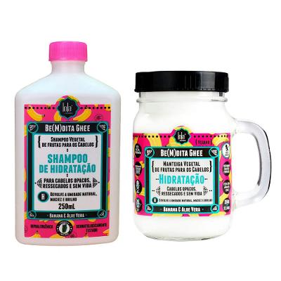 Lola Cosmetics Be(m)dita Ghee Banana e Aloe Vera Kit – Shampoo + Máscara
