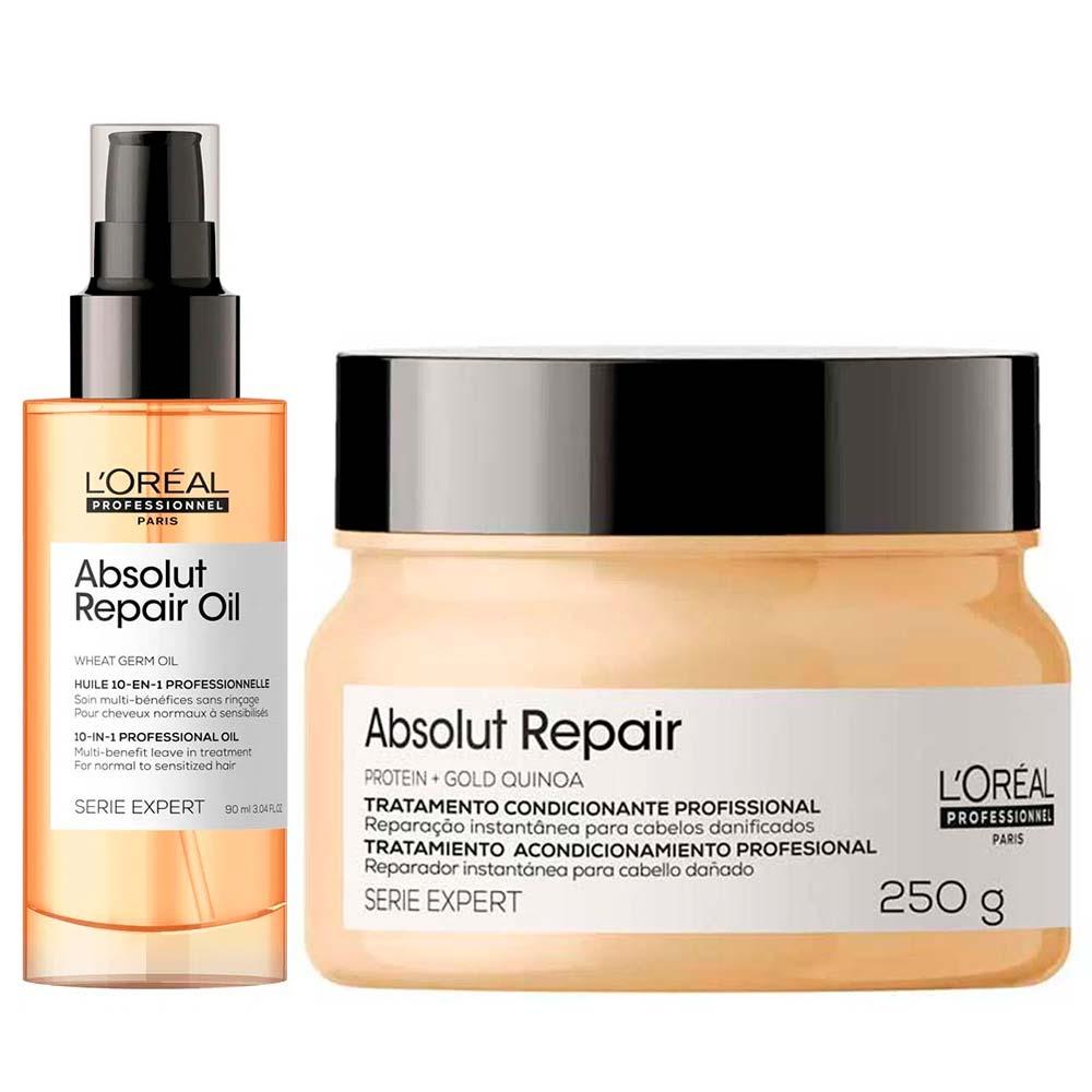 L'Oréal Professionnel Absolut Repair Kit Máscara + Óleo - 1