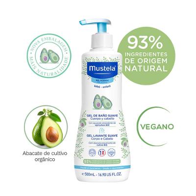 Mustela Kit - Creme para Estrias 250ml + Gel Lavante para Corpo e Cabelo 500ml