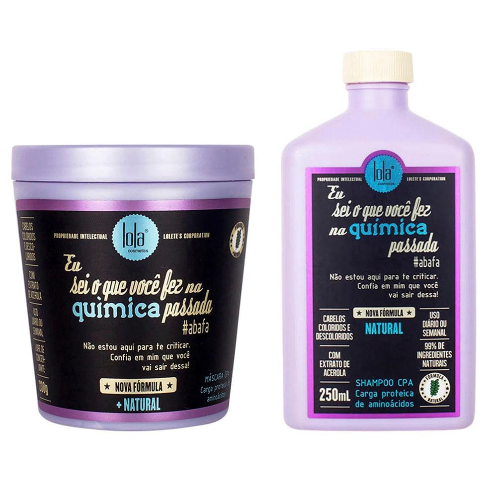 Lola Cosmetics Eu Sei o Que Você Fez na Química Passada Kit – Shampoo + Máscara Capilar - 1