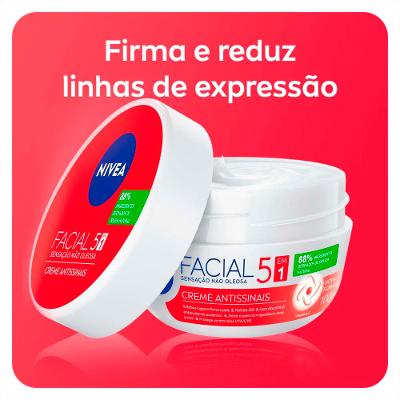 NIVEA Kit com 2 Unidades – Creme Facial Antissinais 100g