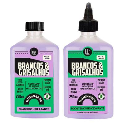 Lola Cosmetics Brancos & Grisalhos Kit – Shampoo + Booster Condicionante