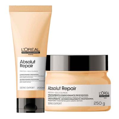 L'Oréal Professionnel Absolut Repair Gold Quinoa Kit Condicionador + Máscara