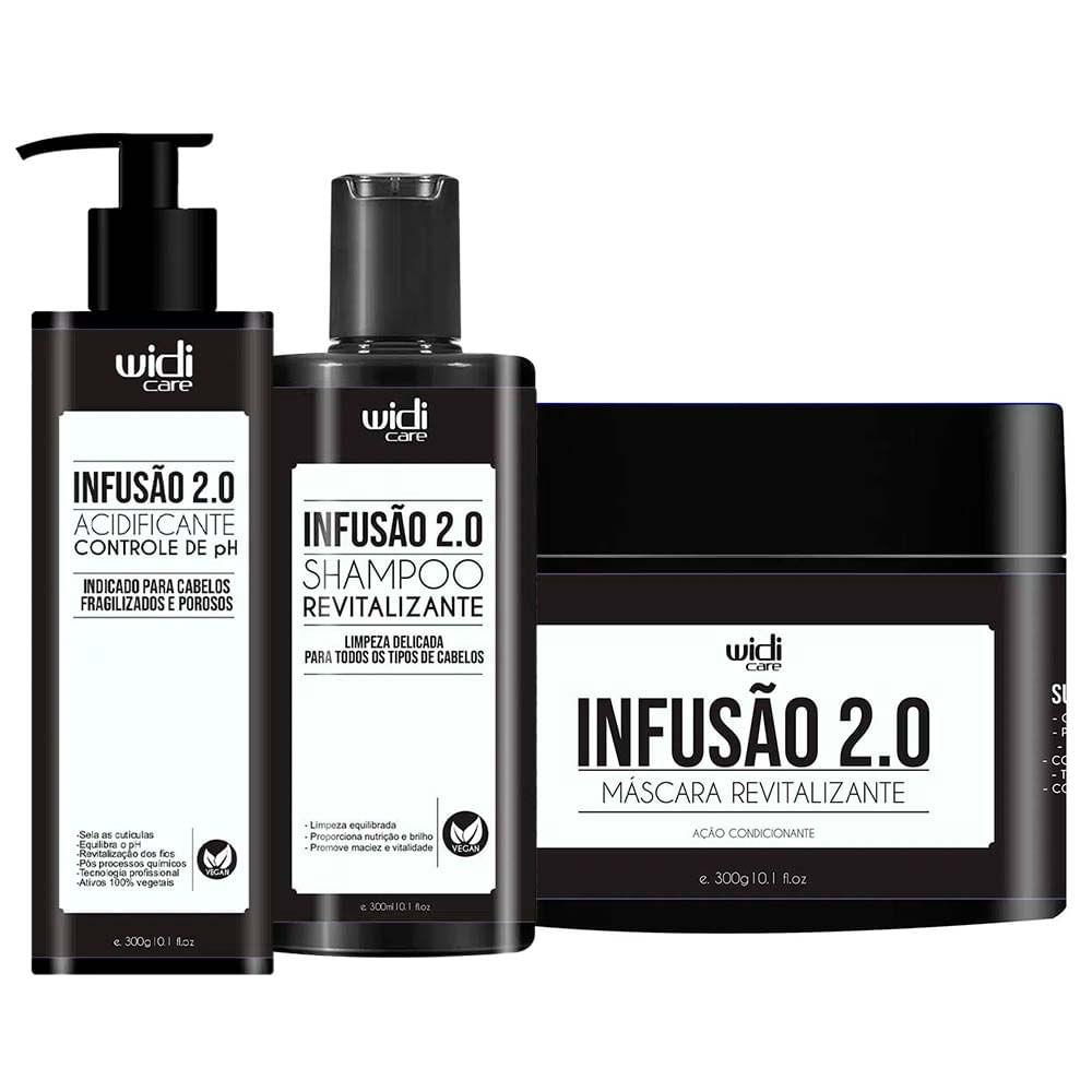 Widi Care Infusão 2.0 Kit – Shampoo + Máscara + Finalizador - 1