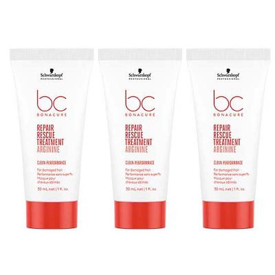 Schwarzkopf BC Clean Performance Repair Rescue Kit Travel Size – Com 3 Máscaras