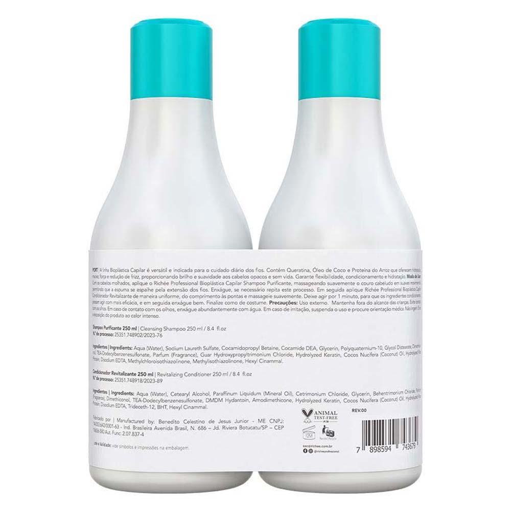 Richeé Biolplástica Kit - Shampoo + Condicionador - 2