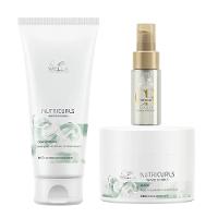 Wella Professionals NutriCurls Kit – Condicionador + Máscara + Óleo Light - 1