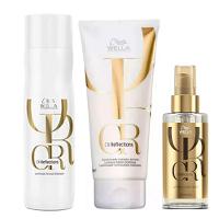 Wella Professionals Oil Reflections Kit – Shampoo + Condicionador + Óleo Smoothening - 1