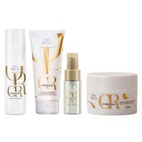 Wella Professionals Oil Reflections Kit – Shampoo + Condicionador + Máscara + Óleo Capilar - 1