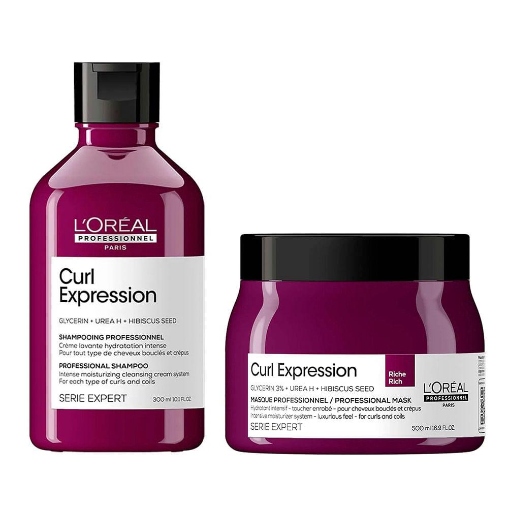 L’Oréal Professionnel Curl Expression Kit – Shampoo + Máscara Rich - 1