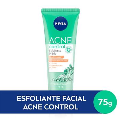 NIVEA Acne Control Kit – Esfoliante Facial 75ml + Tônico Facial 200ml + Hidratante Facial 50ml
