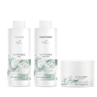 Wella Professionals NutriCurls Kit – Shampoo + Condicionador + Máscara - 1