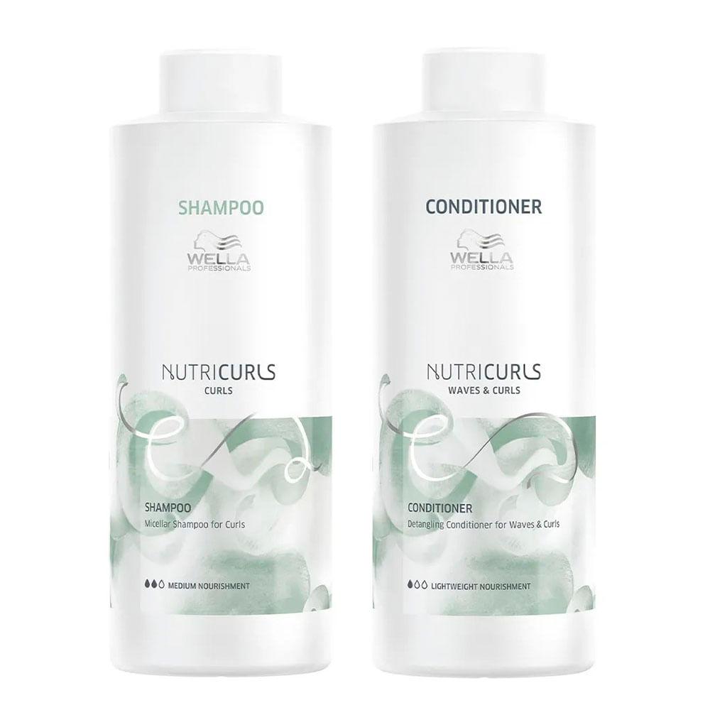 Wella Professionals NutriCurls Kit – Shampoo + Condicionador - 1