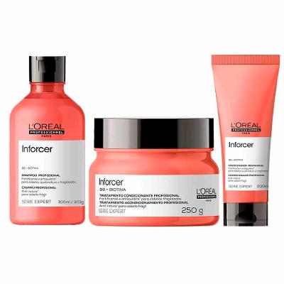 L’Oréal Professionnel Inforcer Kit – Shampoo + Condicionador + Máscara