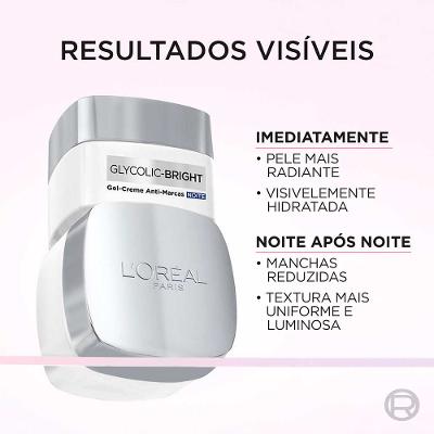 L'Oréal Paris Glycolic Bright Kit – Gel Facial Creme Dia + Gel Facial Creme Noite