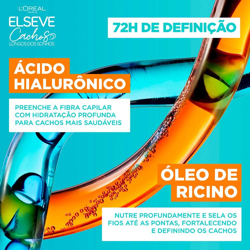L’Oréal Paris Kit – Gel Creme Facial Antioleosidade Revitalift Hialurônico + Creme Milagroso 3 em 1 Elseve Cacho dos Sonhos - 4