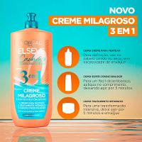 L’Oréal Paris Kit – Gel Creme Facial Antioleosidade Revitalift Hialurônico + Creme Milagroso 3 em 1 Elseve Cacho dos Sonhos - 5