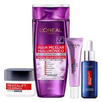 L’Oréal Paris Kit – Água Micelar 200ml + Sérum Noturno Antirrugas Retinol 30ml + Creme Anti-Idade Noturno 49g + Creme Anti-Idade para os Olhos 15g - 1