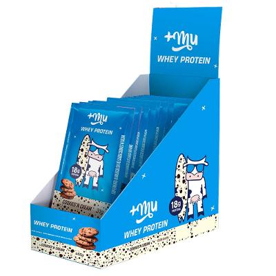 Display Whey Concentrado Mais Mu Cookies