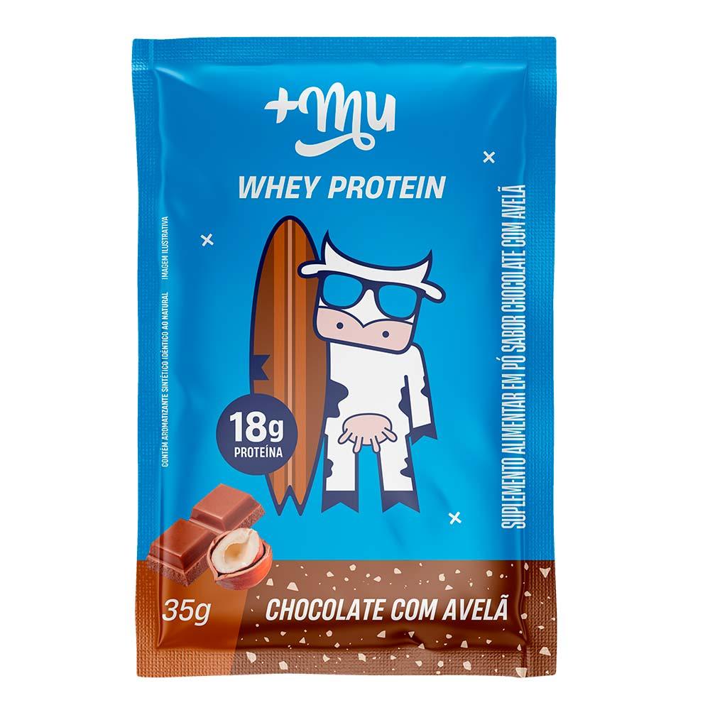 Display Whey Concentrado Mais Mu Chocolate com Avelã - 2