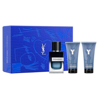 Coffret Y Yves Saint Laurent Kit - Perfume EDP + Gel de Banho + Creme Pós Barba Masculino