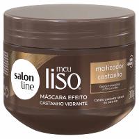 Salon Line Meu liso Matizador Castanho Máscara - 1
