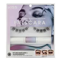Kiss New York Falscara Kit Essencial Iniciante Cílios Postiços - 1