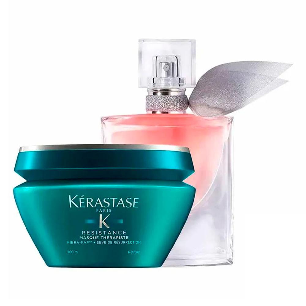 Kit Perfume La Vie Est Belle EDP + Máscara de Tratamento Kérastase Résistance Therapiste - 1
