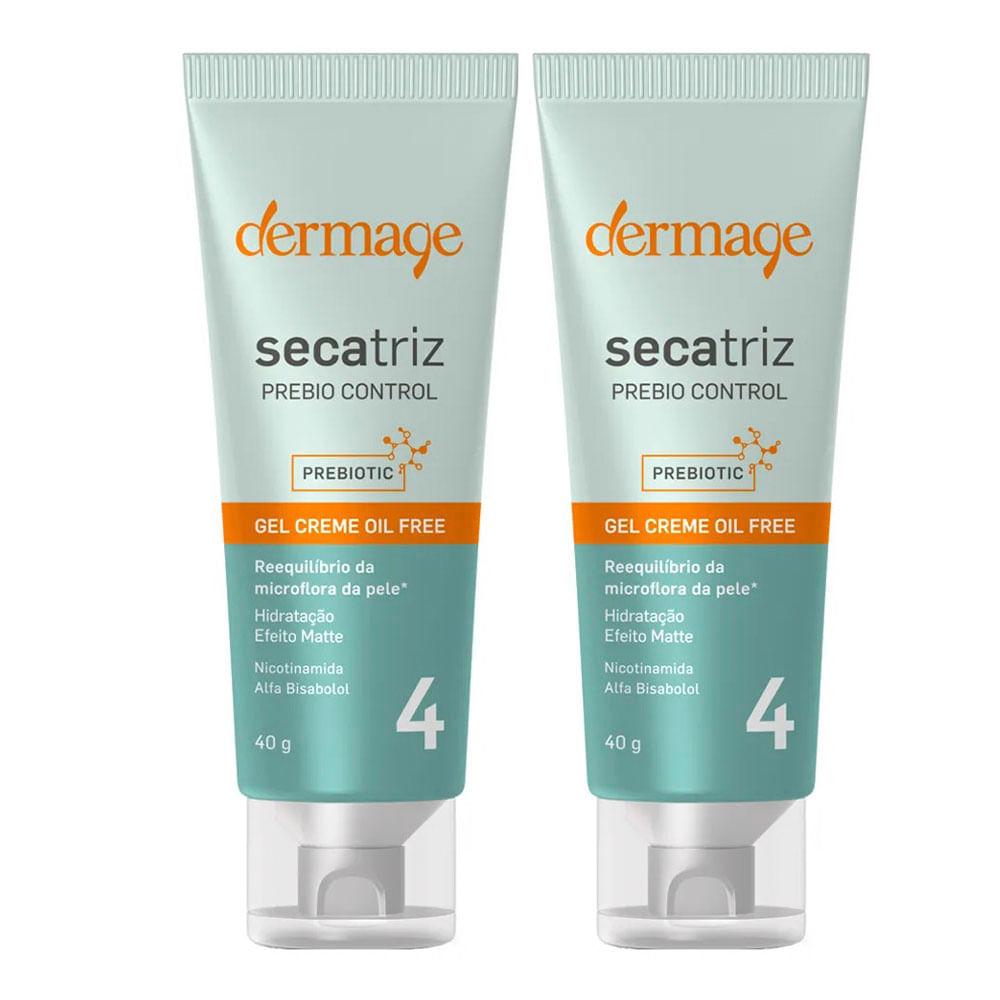 Dermage Secatriz Prebio Control Hidratante Facial Kit com 2 Unidades - 1
