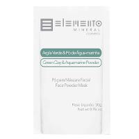 Máscara Facial Elemento Mineral Argila Verde com Pó de Águamarinha - 1