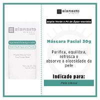 Máscara Facial Elemento Mineral Argila Verde com Pó de Águamarinha - 2