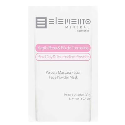 Máscara Facial Elemento Mineral Argila Rosa com Pó de Turmalina