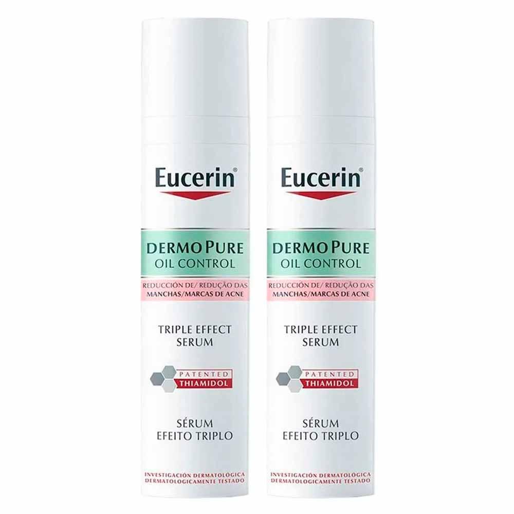 Eucerin DermoPure Oil Control Sérum Facial Kit com 2 Unidades - 1