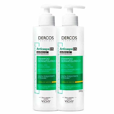 Vichy Dercos Anticaspa DS Shampoo para Cabelos Secos Kit com 2 Unidades