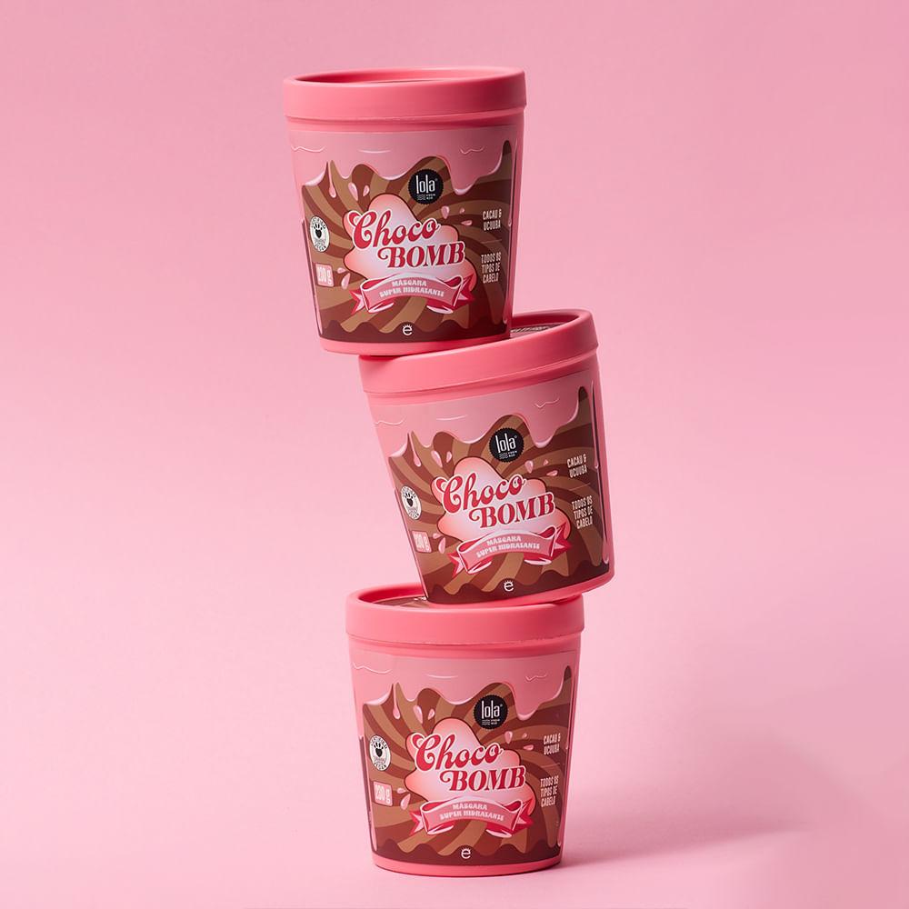 Lola Cosmetics Chocobomb Kit - Máscara + Shampoo para Todos os Tipos de Cabelo - 3