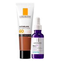 La Roche-Posay Kit - Sérum Facial + Protetor Solar Facial FPS60 Cor 6.0 para Rejuvenescimento Facial - 1