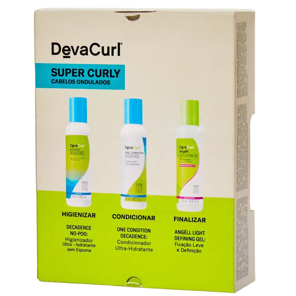 Deva Curl Decadence Kit - Shampoo + Condicionador + Gel - 5