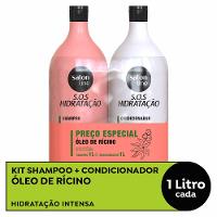 Salon Line Óleo de Ricino Kit - Shampoo + Condicionador - 2