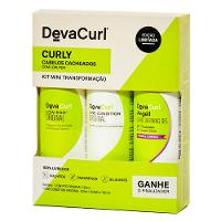 Deva Curl Low Poo Kit - Shampoo + Condicionador + Gel - 1