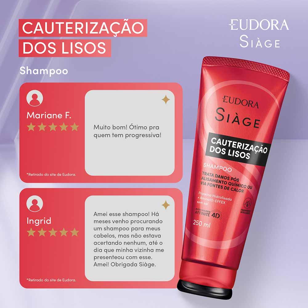 Eudora Siage Cauterização dos Lisos Shampoo - 6