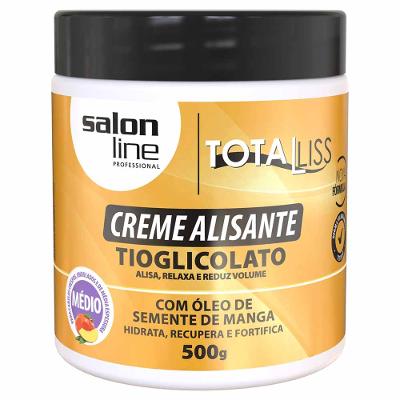 Salon Line Manga Médio Pote Creme Alisante